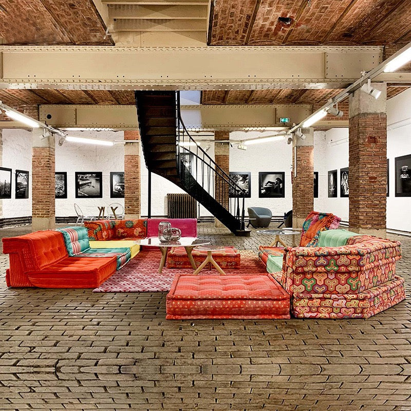 The Nordic creative Roche Bobois Mah Jong sofa Living Room Combination Sofa