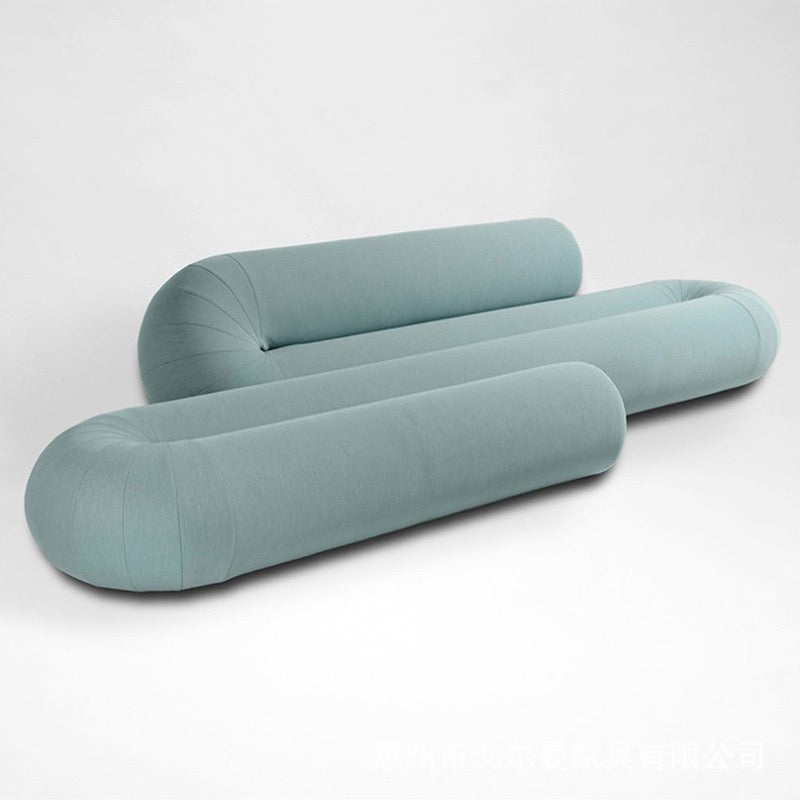 Serpentine Sofa Irregular-shaped Paperclip Sofa Hotel Lobby Design Sofa
