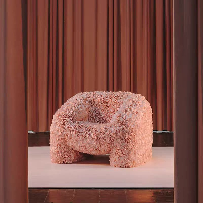Italian-style Moooi Designer Artistic Petal Chair LivingRoom Balcony Hortensia Armchair Single Lounge Chair