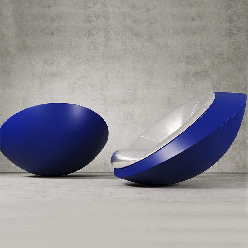 Italian Designer Fiberglass Reinforced Plastic UFO Chair Hotel Art Personality Leisure Chair Single Sofa Chair