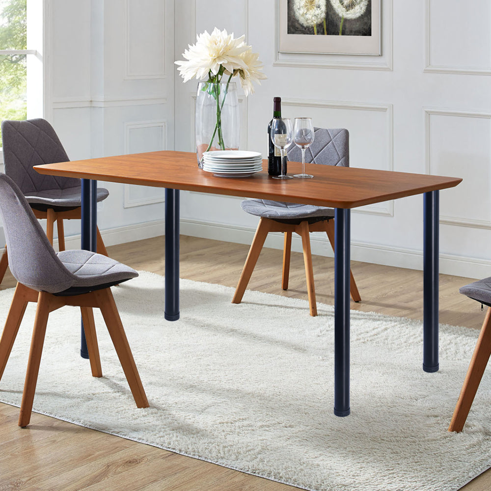 QLLY Adjustable Tall Metal Desk Legs, Office Table Furniture Leg Set, Set of 4