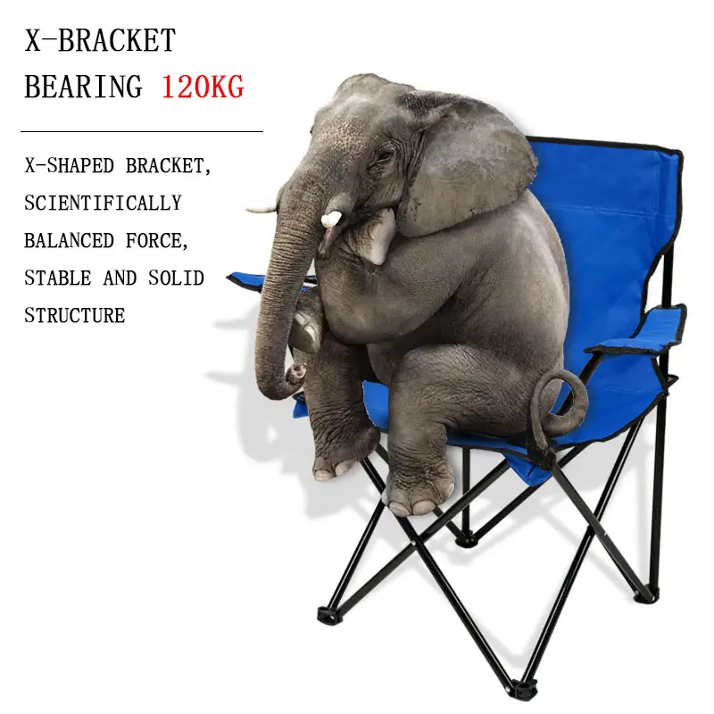 Customized Armrest Picnic Portable Outdoor Folding Chair Sketch Casual Beach Chair Fishing Folding Chairs