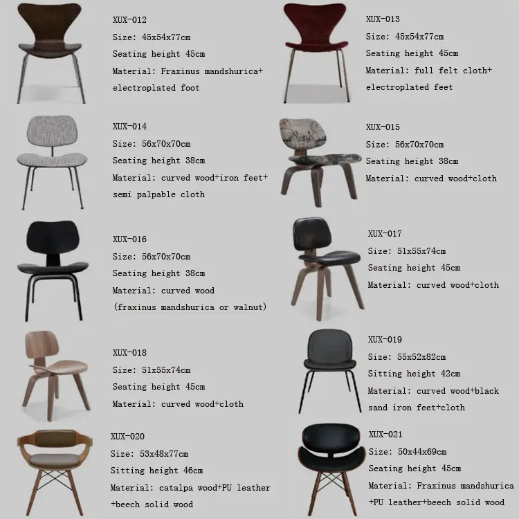 Customized Modern Solid Wood Dining Chair Italian Leisure Study Makeup Chair Nordic Black Leather Armless Designer Chair