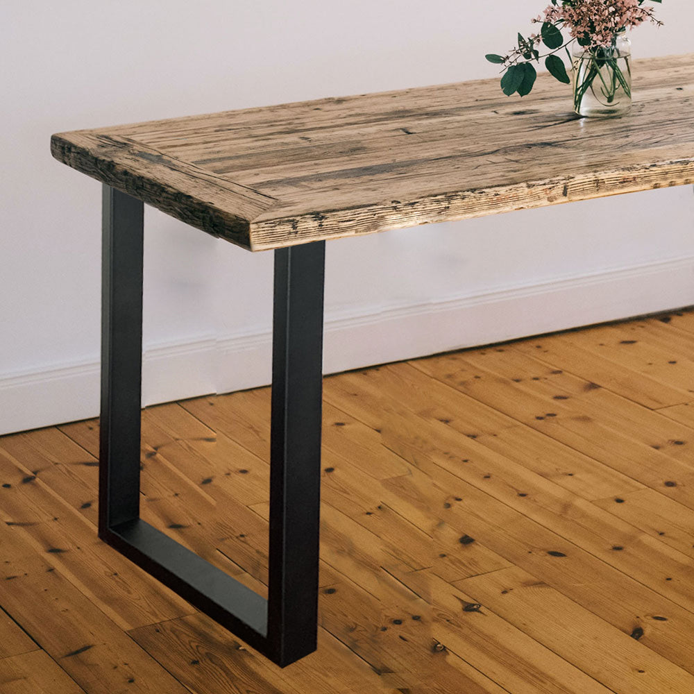 QLLY Square Table Legs, Industrial Bench Legs, Custom Table Legs, Furniture Leg Set, Set of 2