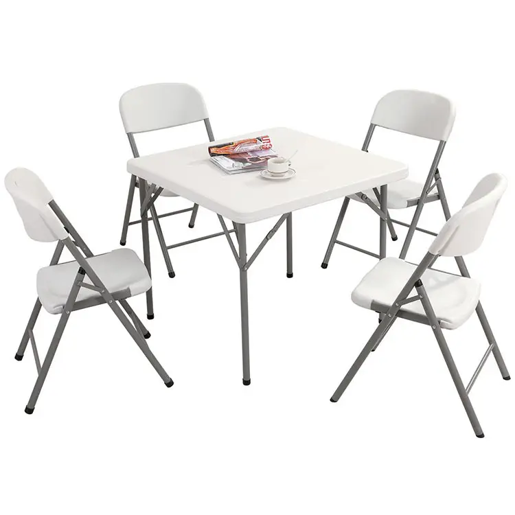 Customized 6ft Heavy Duty Outdoor Folding Camping Dining Picnic Conference Training Wedding Rectangular Plastic Tables For Events Party