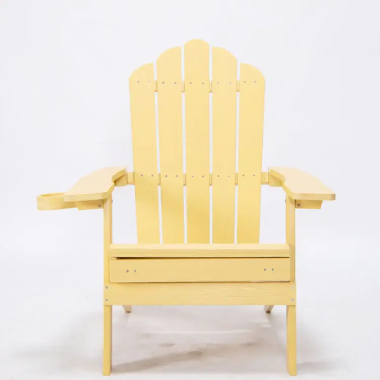 Customized HIPS American Folding Plastic Wooden Frog Chair Adirondack Chair On The Beach