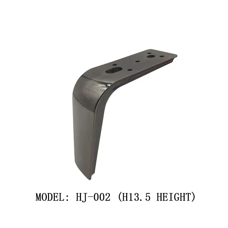 Customized Semi-circular Three-pronged Leg Aluminum Alloy Steel Sofa Feet Making Machine Solid Desk Feet