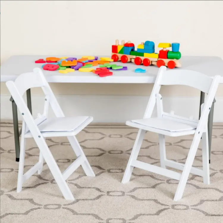 Customized Kindergarten Children's Folding Chair, Armchair, Baby's Household Resin Folding Small Stool, Outdoor Camping Dining Chair, Stool