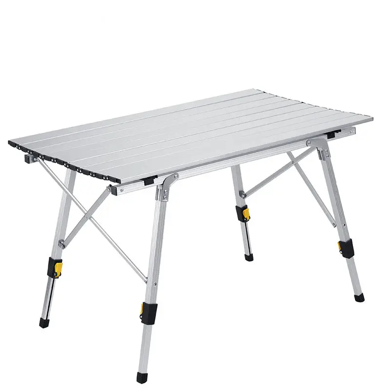 Customized Aluminum Alloy Outdoor Folding Table Retractable Lifting Camping Barbecue Table Height Adjustable Table