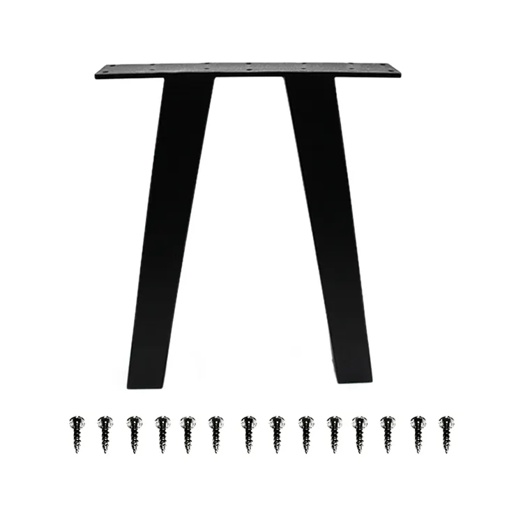 Customized New American Simple And Detachable Eight-shaped X-shaped Matte Frosted Desk Negotiation Table Legs