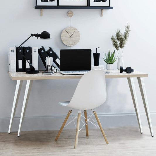 The 28-Inch Metal Angled Desk Leg: The Minimalist’s Secret to a Floating Workspace
