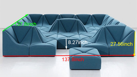 high quality modular couch living room furniture sofa set designer pierre paulin italian modern modular dune sofa
