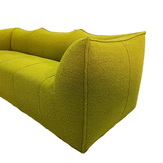 Modern Minimalist Living Room Hotel Lobby Italian Design Boucle Fabric Velvet Couch Sofa Genuine Leather Sectional Sofa