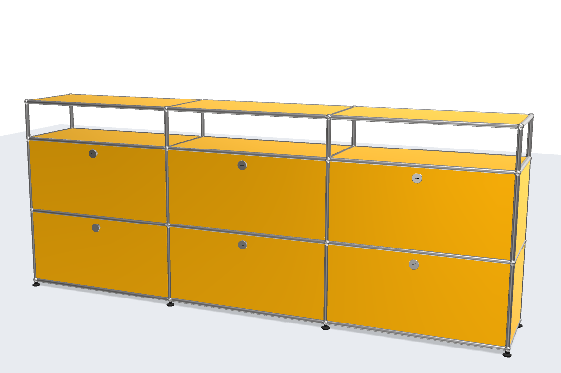 USM Haller ball pipe light panel parts storage cabinet model sideboard modular furniture TV stand