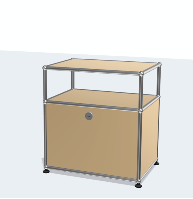 USM Haller Bedside Table Bedroom Modern Simple Storage Rack Stainless Steel Home Furniture Living Room Furniture Kitchen Cabinets