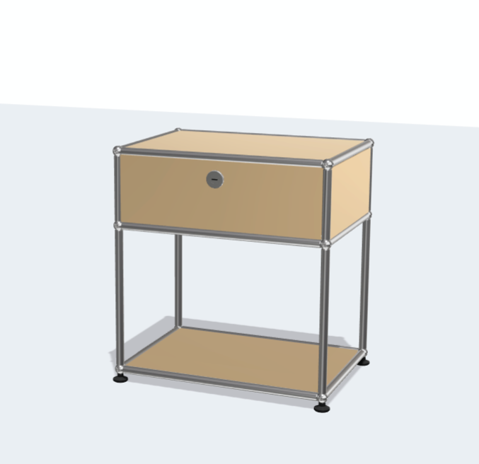 USM Haller Stainless Steel Night Stand Bed Sideboard Bedside Table Modern Simple Storage Rack Network Storage Cabinet Sofa Side Cabinet