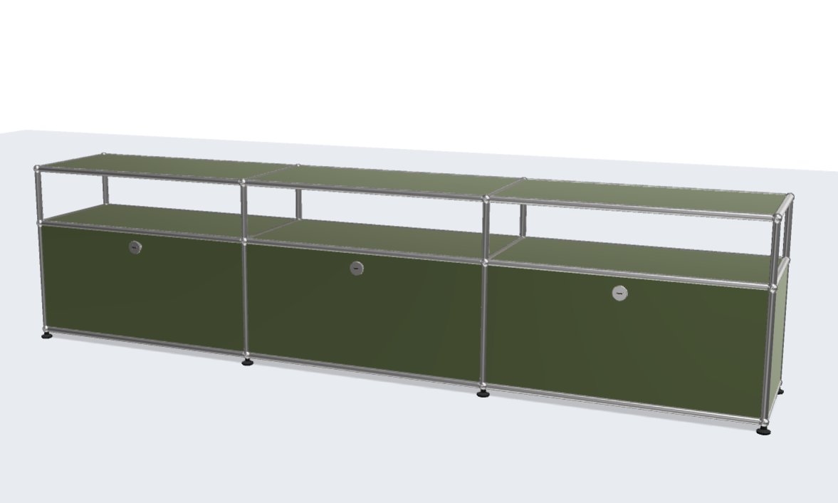 Classic Designer High Quality Stainless Steel TV Stand Cabinet Media Lowboard Entertainment Center with Closed Storage