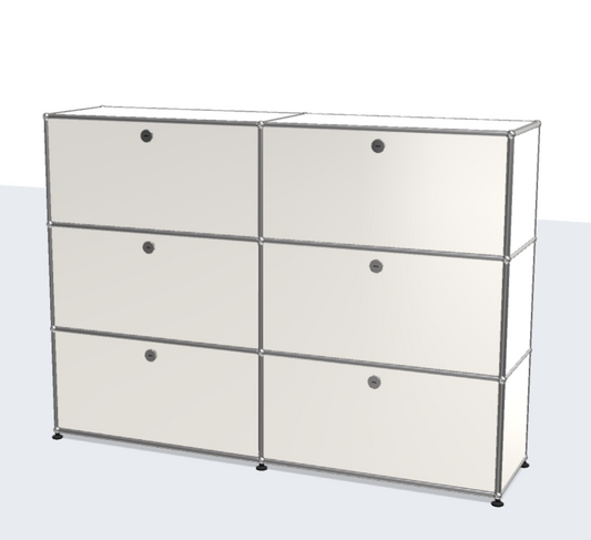 USM Haller ball pipe light panel parts storage cabinet model sideboard modular furniture dining cabinet
