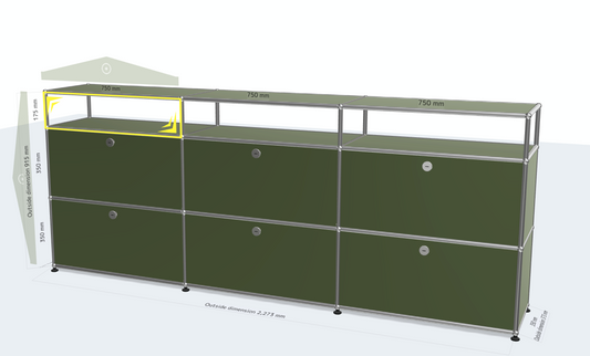 USM Haller ball pipe light panel parts storage cabinet model sideboard modular furniture TV stand