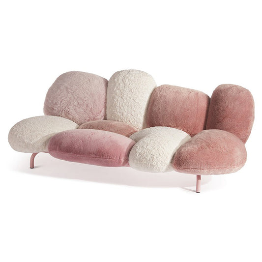 Italian Designer Furniture Plush Netflix Powder Puff Sofa New Scandinavian Creative Sample Room Window Display