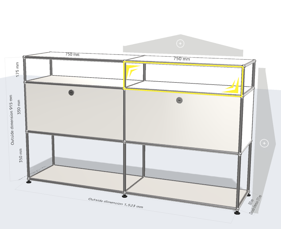Module Simple Storage Cabinet Stainless Steel Modern Fashion Combination Side Cabinet TV Cabinet Korean White Table Tv Bedroom
