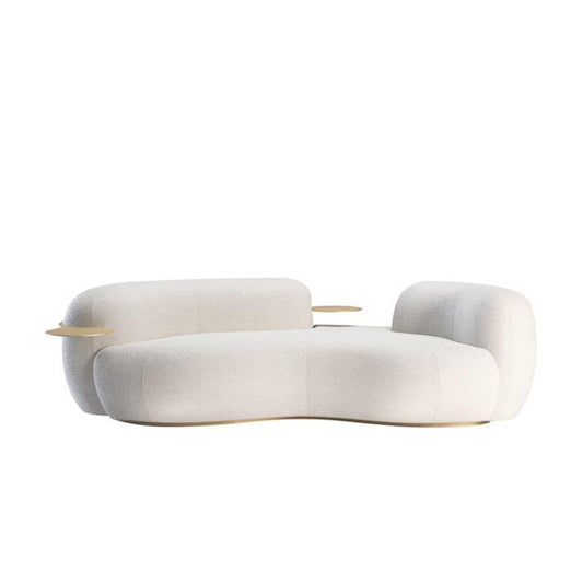TATEYAMA SOFA BY SECOLO Boucle Curved Sofa Cloud Couch for Living Room Modern Luxury Contemporary Upholstered Sofa Couch