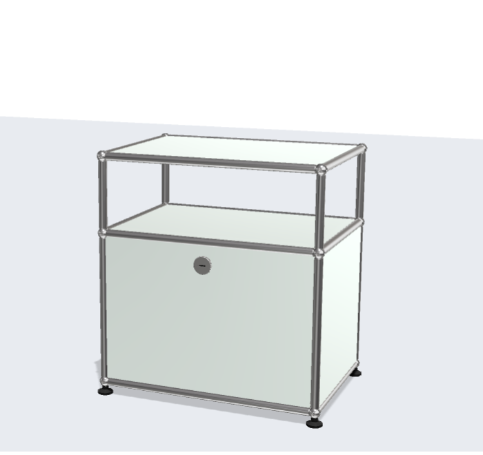 USM Haller Bedside Table Bedroom Modern Simple Storage Rack Stainless Steel Home Furniture Living Room Furniture Kitchen Cabinets