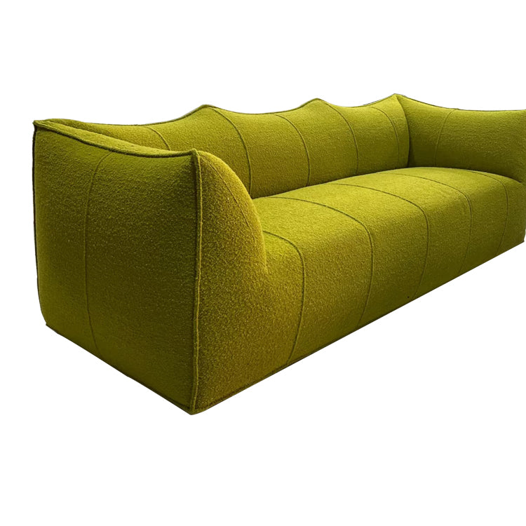 Modern Minimalist Living Room Hotel Lobby Italian Design Boucle Fabric Velvet Couch Sofa Genuine Leather Sectional Sofa