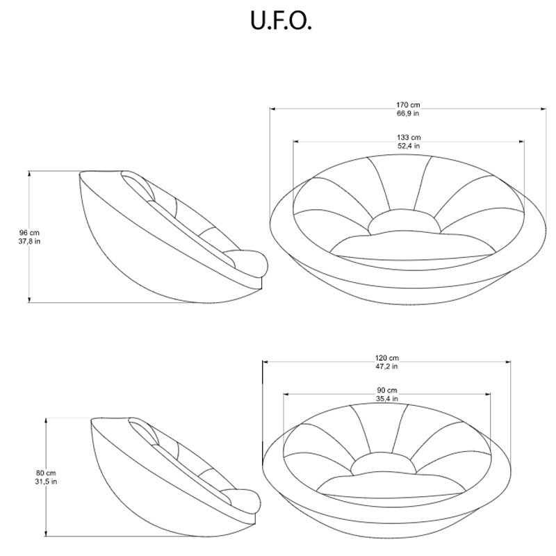 Italian Designer Fiberglass Reinforced Plastic UFO Chair Hotel Art Personality Leisure Chair Single Sofa Chair