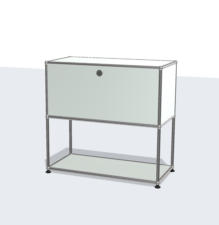Stainless Steel Bed Sideboard Bedside Table Modern Simple Storage Rack Network Storage Cabinet Sofa Side Cabinet