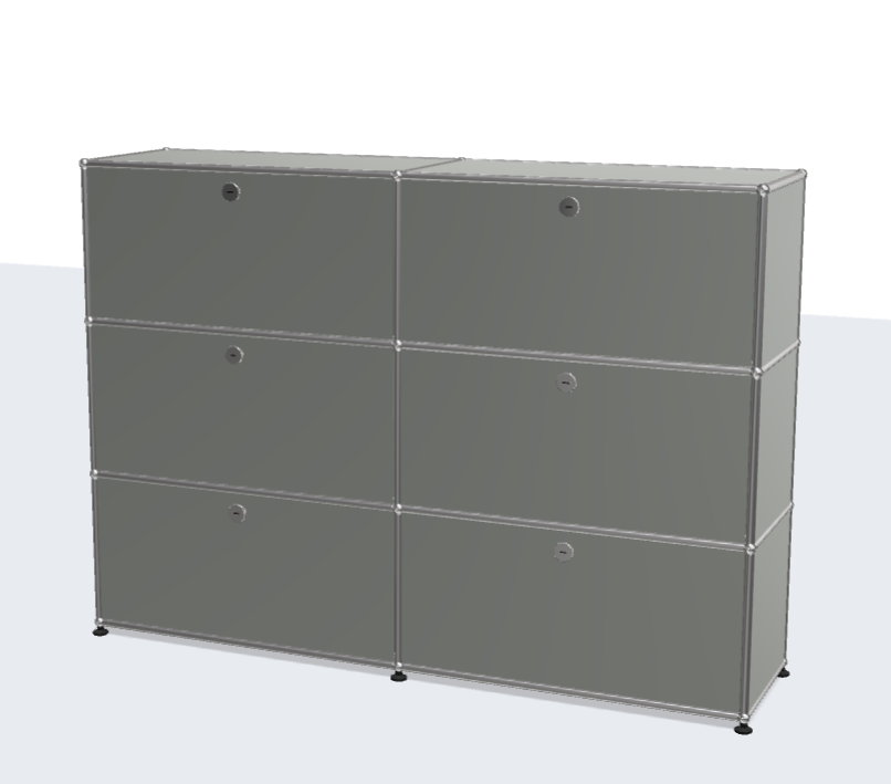 USM Haller ball pipe light panel parts storage cabinet model sideboard modular furniture dining cabinet