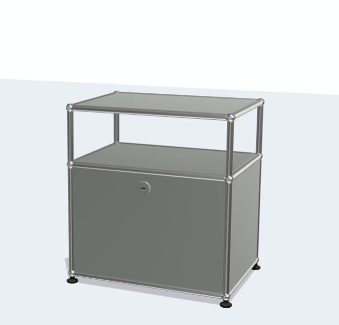 USM Haller Bedside Table Bedroom Modern Simple Storage Rack Stainless Steel Home Furniture Living Room Furniture Kitchen Cabinets
