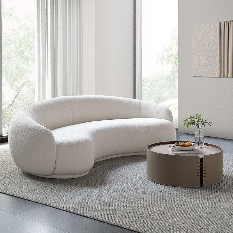Scandinavian creative arc sofa fabric hotel lobby beauty salon designer living room leisure net red shaped sofa Scandinavian creative arc sofa fabric hotel lobby beauty salon designer living room leisure net red shaped sofa couch