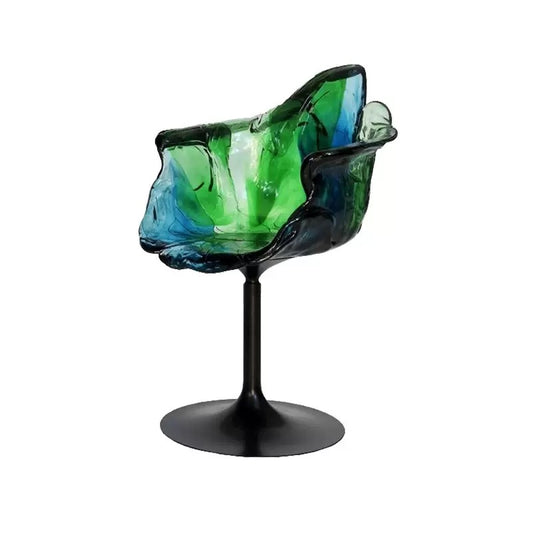 Italian Edra Petal Chair Ella Light Luxury Creative Candy Dining Chair PC Rotating Height-adjustable Bar Chair