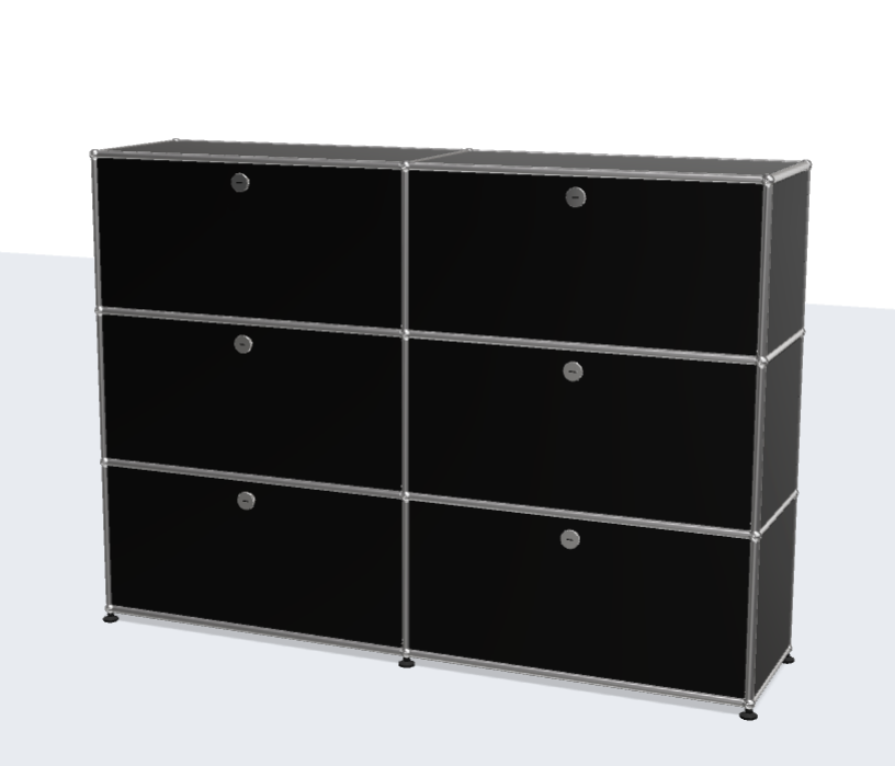 USM Haller ball pipe light panel parts storage cabinet model sideboard modular furniture dining cabinet