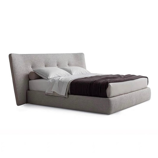 Italian Poliform Large Backrest Double Bed Rever Bed Modern Simple Bedroom Furniture
