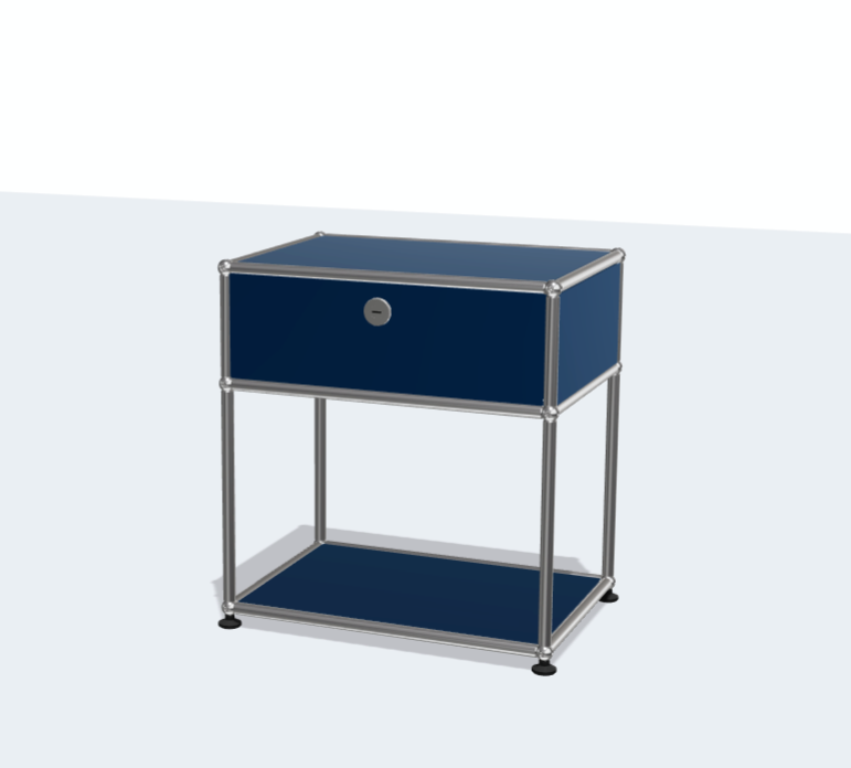 USM Haller Stainless Steel Night Stand Bed Sideboard Bedside Table Modern Simple Storage Rack Network Storage Cabinet Sofa Side Cabinet