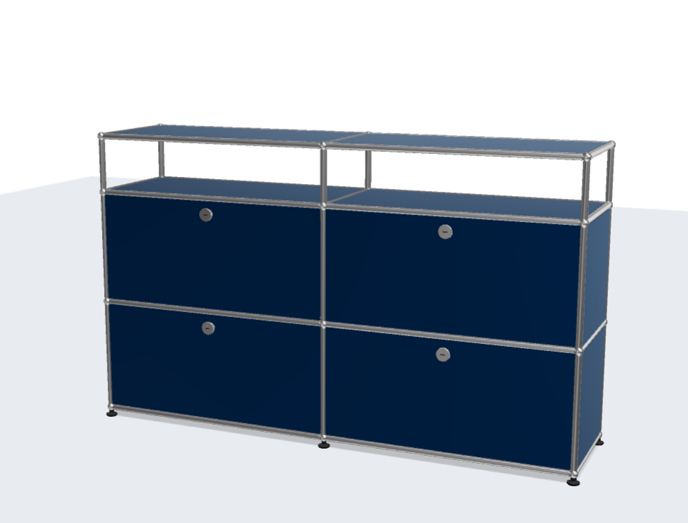 USM Haller Modern Simple Stainless Steel Sideboard Cabinet with TV Cabinet Net Red Storage Porch Cabinet for Living Room or Hall