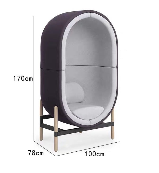Creative Capsule Armchair Personalized Leisure Chair Hotel Villa Capsule Leisure Chair