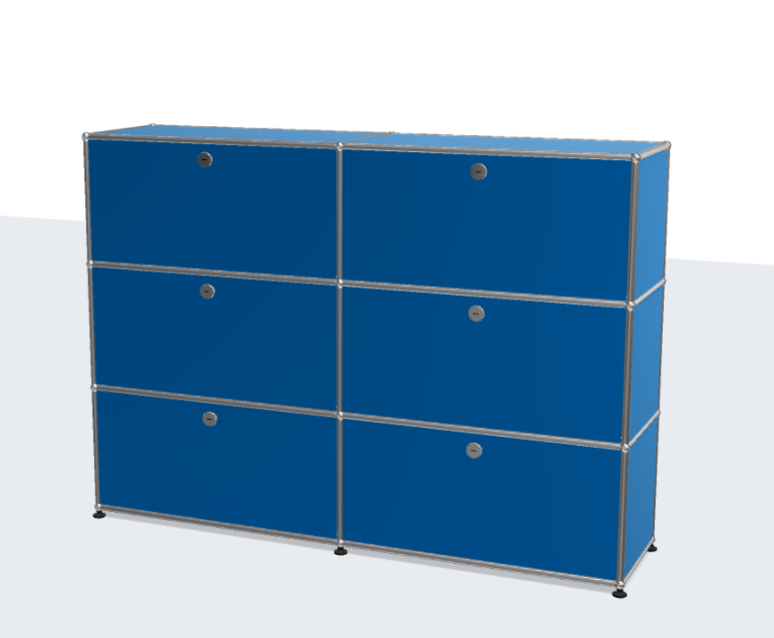 USM Haller ball pipe light panel parts storage cabinet model sideboard modular furniture dining cabinet