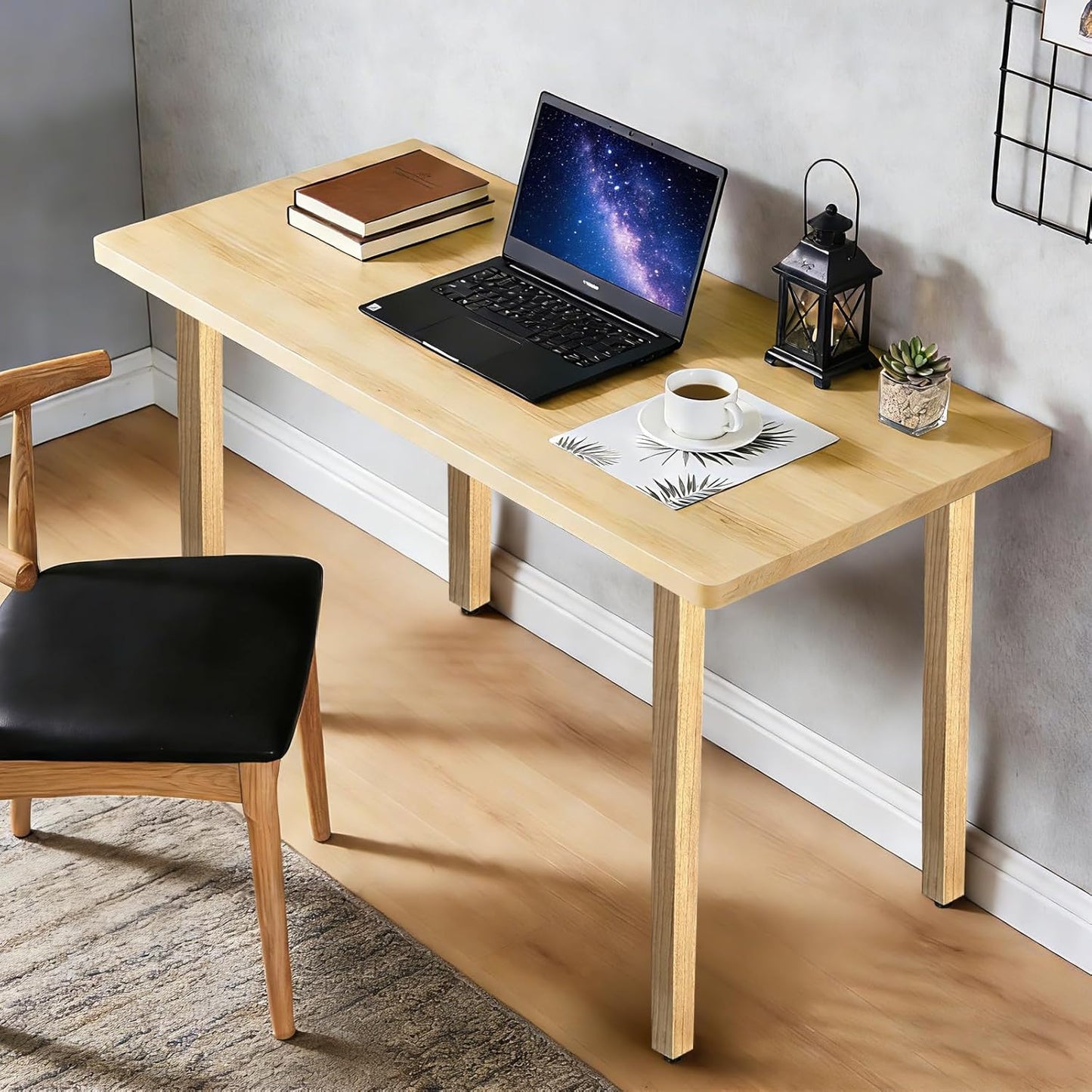 QLLY 28 inch Square Wooden Table Legs, Solid Wood Desk Legs, Wood Furniture Legs, Set of 4, Easy to Install - Perfect for DIY Dining Tables, Coffee Tables, and Benches (Natural, 28 inch)