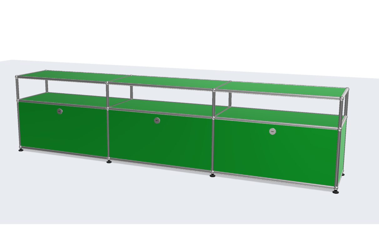 Classic Designer High Quality Stainless Steel TV Stand Cabinet Media Lowboard Entertainment Center with Closed Storage