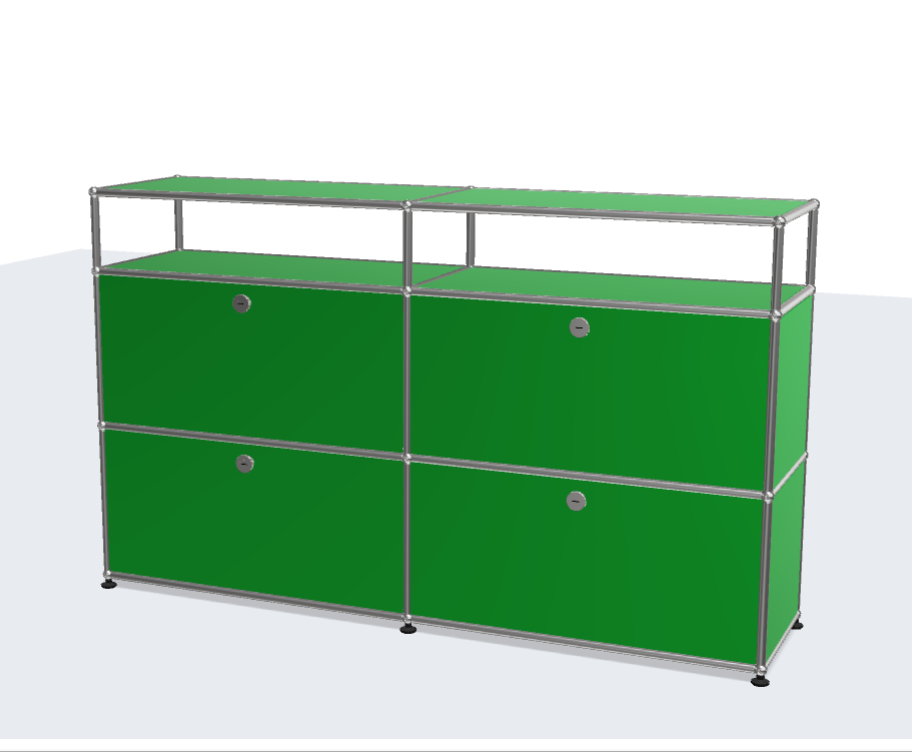 USM Haller Modern Simple Stainless Steel Sideboard Cabinet with TV Cabinet Net Red Storage Porch Cabinet for Living Room or Hall