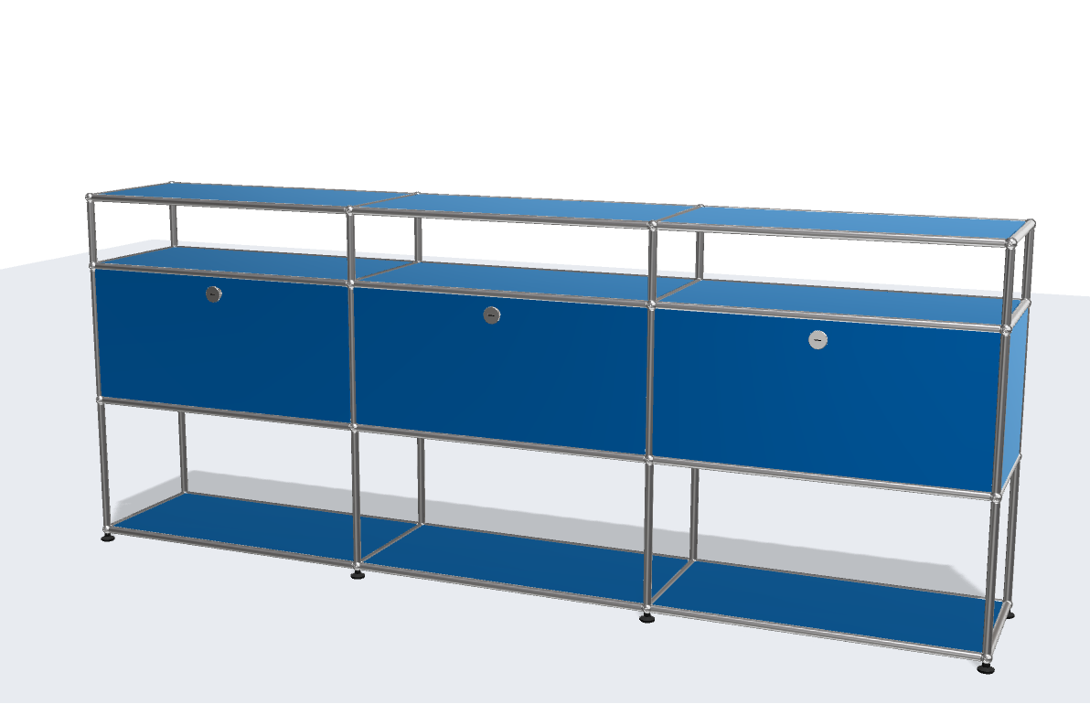 USM Haller ball pipe light panel parts storage cabinet model sideboard modular furniture