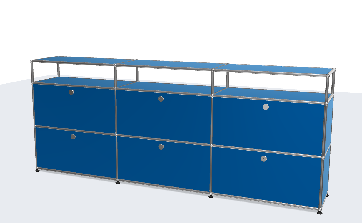 USM Haller ball pipe light panel parts storage cabinet model sideboard modular furniture TV stand