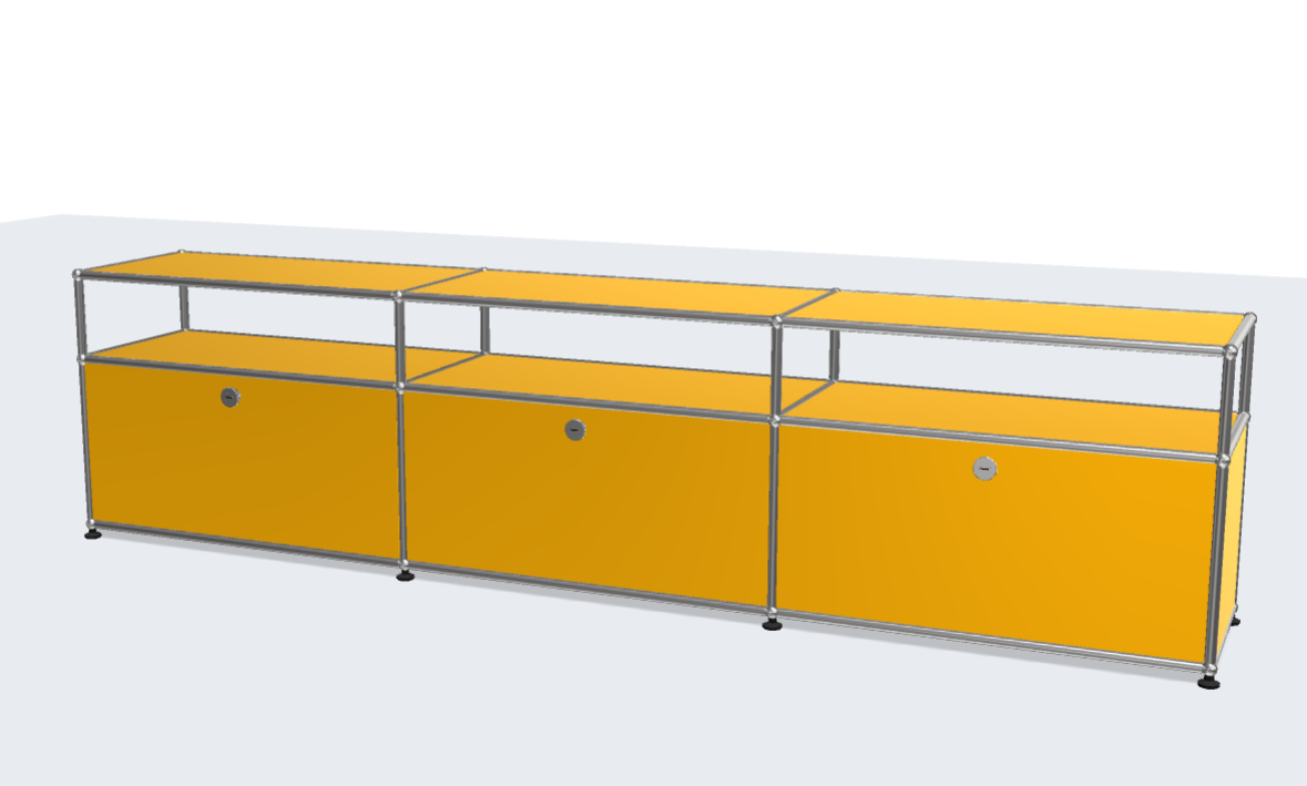 Classic Designer High Quality Stainless Steel TV Stand Cabinet Media Lowboard Entertainment Center with Closed Storage