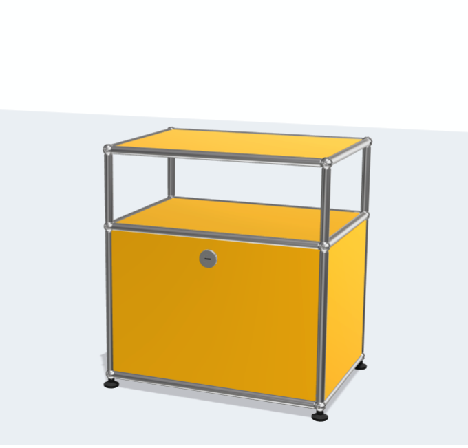 USM Haller Bedside Table Bedroom Modern Simple Storage Rack Stainless Steel Home Furniture Living Room Furniture Kitchen Cabinets