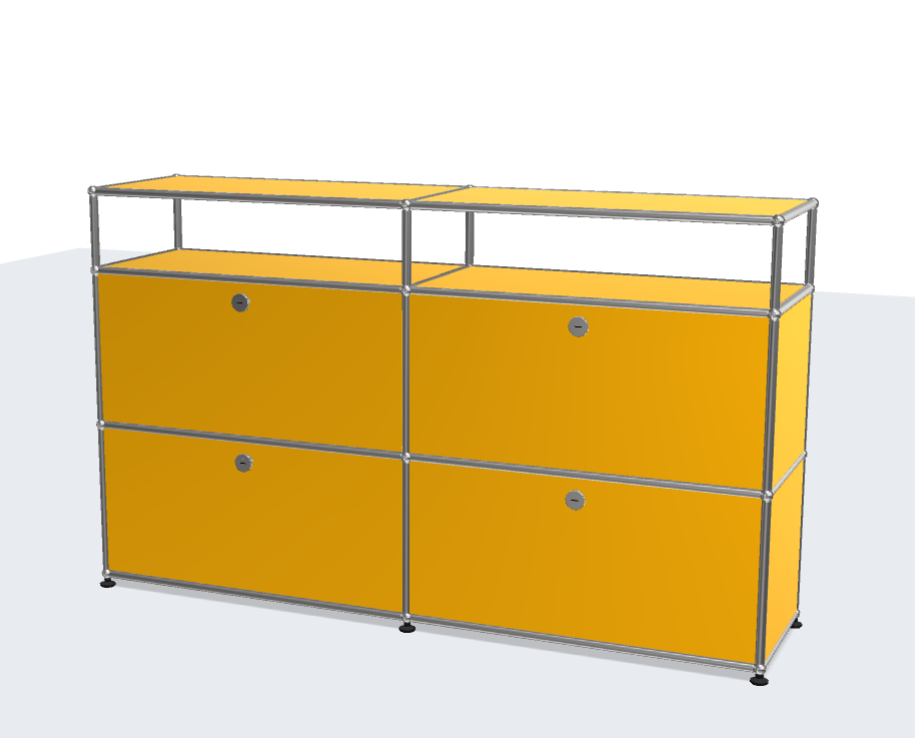 USM Haller Modern Simple Stainless Steel Sideboard Cabinet with TV Cabinet Net Red Storage Porch Cabinet for Living Room or Hall