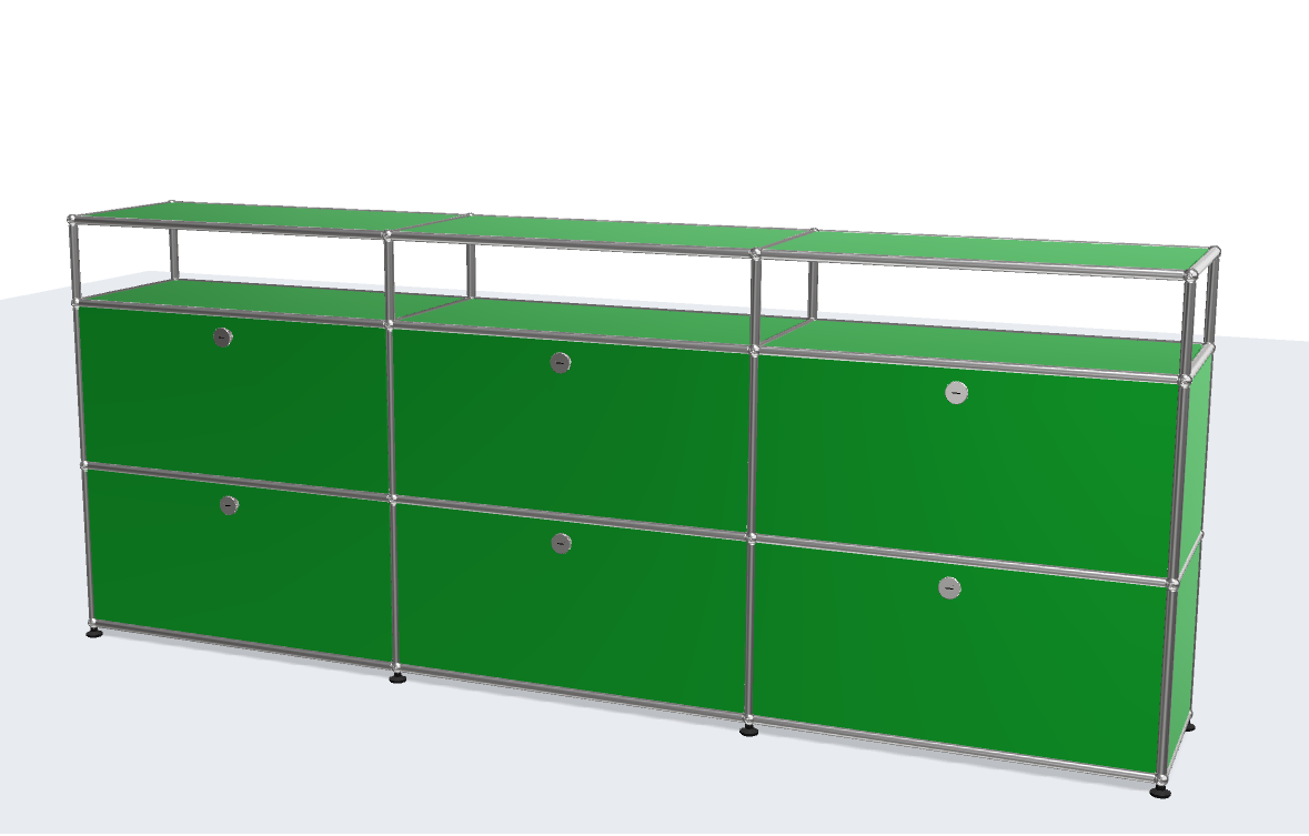 USM Haller ball pipe light panel parts storage cabinet model sideboard modular furniture TV stand