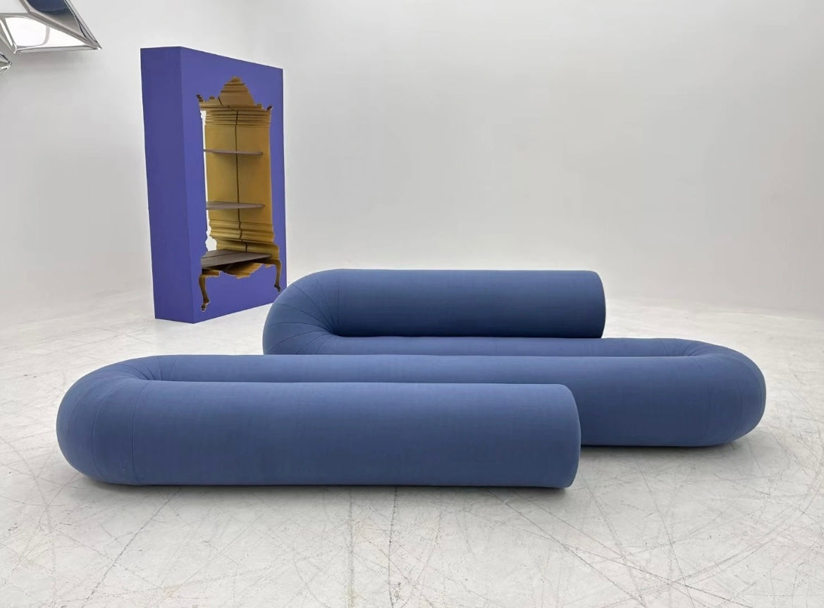 Serpentine Sofa Irregular-shaped Paperclip Sofa Hotel Lobby Design Sofa